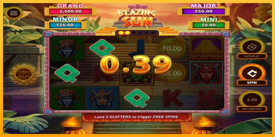 Blazing Sun máquina de juego por dinero, imagen 3