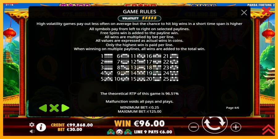 Pandas Fortune 2 máquina de juego por dinero, imagen 7