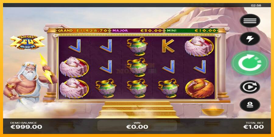 Angry Zeus Jackpot máquina de juego por dinero, imagen 2