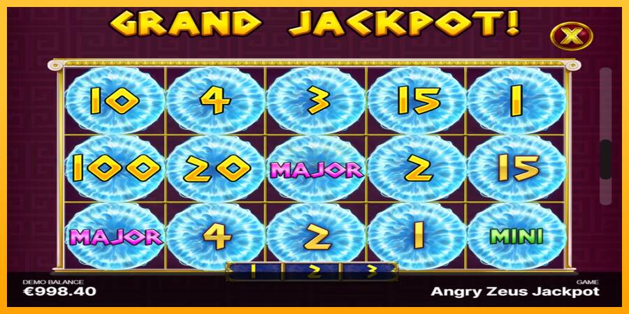 Angry Zeus Jackpot máquina de juego por dinero, imagen 7