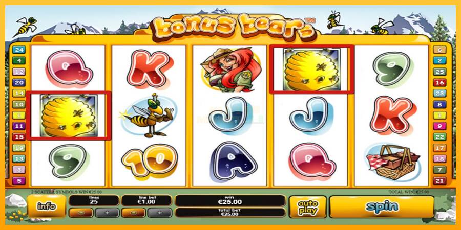 Bonus Bears máquina de juego por dinero, imagen 4