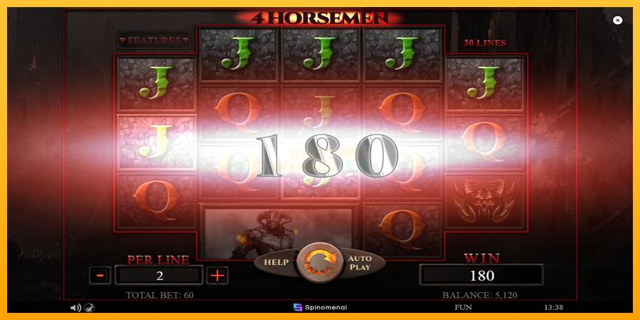 4 Horsemen máquina de juego por dinero, imagen 3