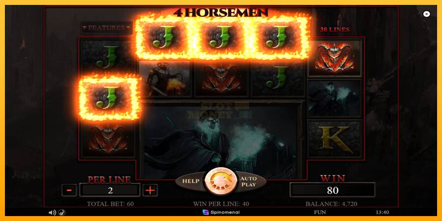 4 Horsemen máquina de juego por dinero, imagen 4