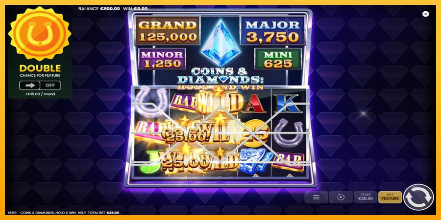 Coins & Diamonds: Hold and Win máquina de juego por dinero, imagen 3