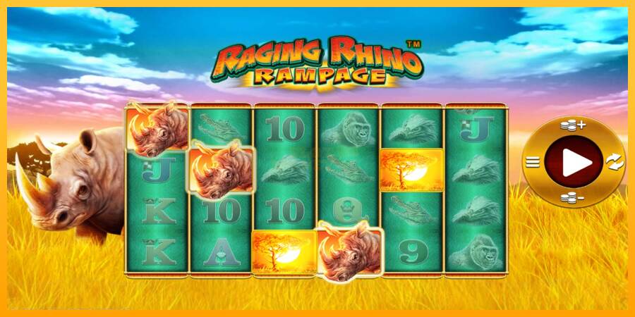 Raging Rhino Rampage máquina de juego por dinero, imagen 2