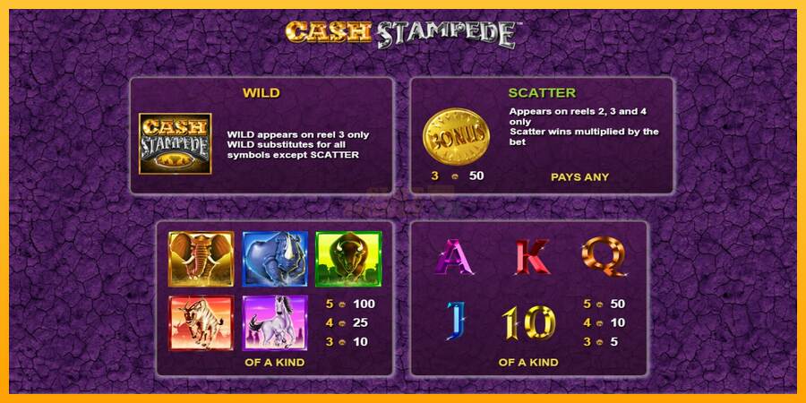 Cash Stampede máquina de juego por dinero, imagen 2