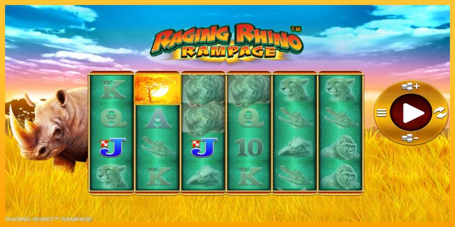 Raging Rhino Rampage máquina de juego por dinero, imagen 3