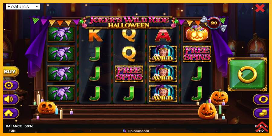 Jokers Wild Ride Halloween máquina de juego por dinero, imagen 2