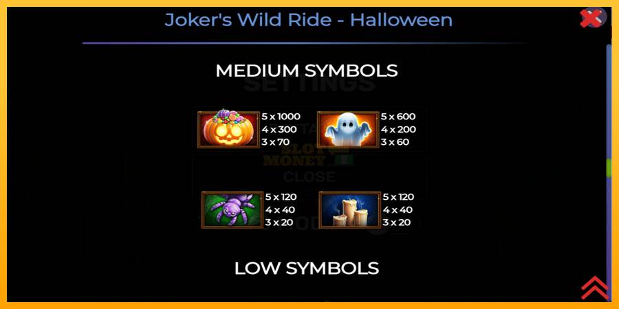 Jokers Wild Ride Halloween máquina de juego por dinero, imagen 5