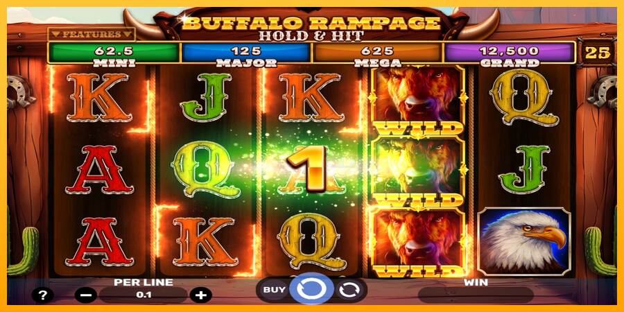 Buffalo Rampage Hold & Hit máquina de juego por dinero, imagen 3