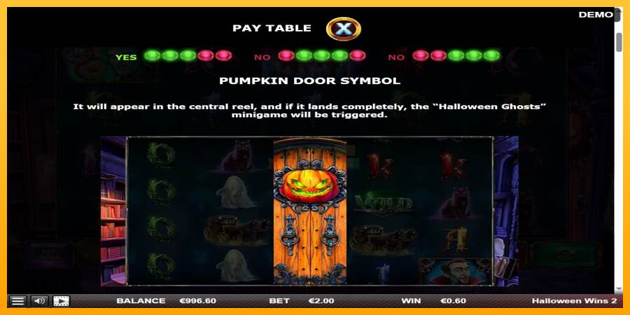 Halloween Wins 2 máquina de juego por dinero, imagen 5