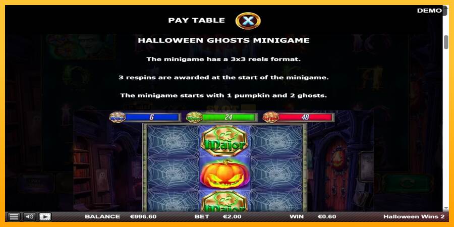 Halloween Wins 2 máquina de juego por dinero, imagen 6