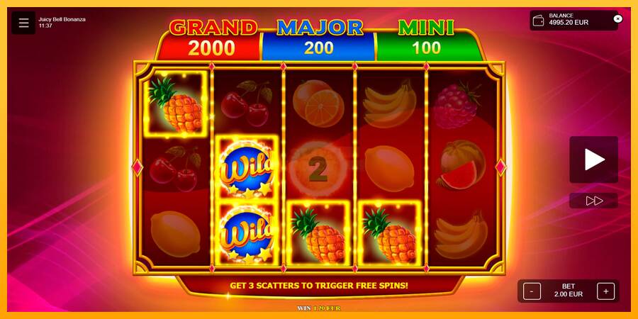 Juicy Bell Bonanza máquina de juego por dinero, imagen 2