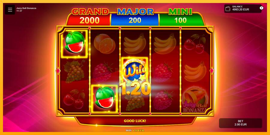 Juicy Bell Bonanza máquina de juego por dinero, imagen 4