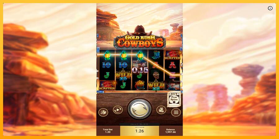 Gold Rush Cowboys máquina de juego por dinero, imagen 2