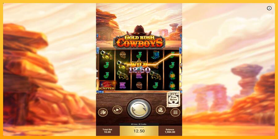 Gold Rush Cowboys máquina de juego por dinero, imagen 3