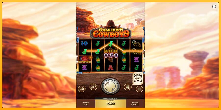 Gold Rush Cowboys máquina de juego por dinero, imagen 4