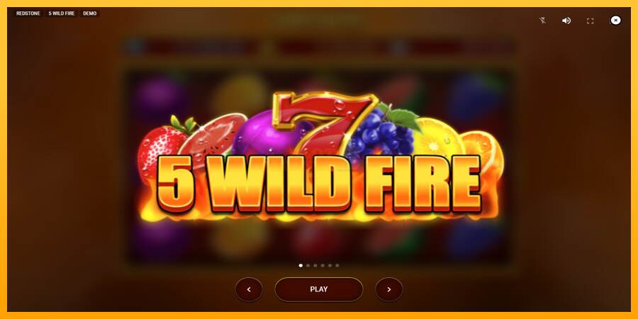 5 Wild Fire máquina de juego por dinero, imagen 1