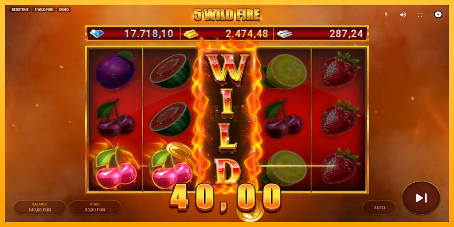 5 Wild Fire máquina de juego por dinero, imagen 3