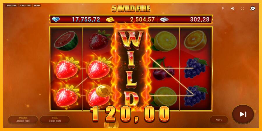 5 Wild Fire máquina de juego por dinero, imagen 4