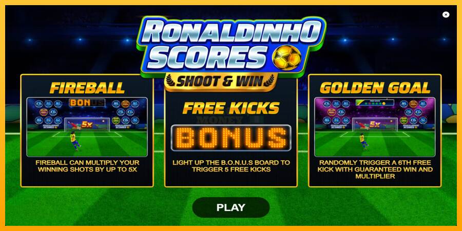 Ronaldinho Scores Shoot & Win máquina de juego por dinero, imagen 1