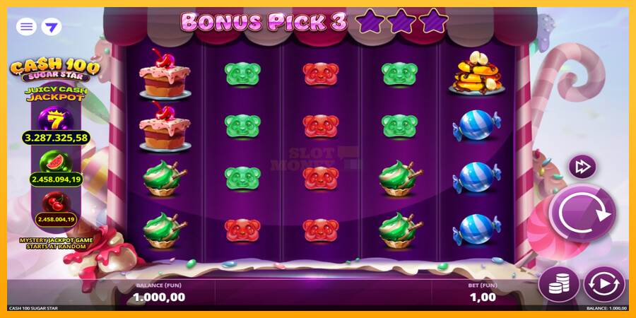 Cash 100 Sugar Star máquina de juego por dinero, imagen 1