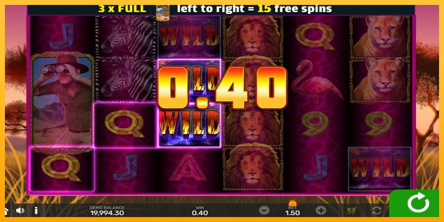 Wild Lion with Reel Bingo máquina de juego por dinero, imagen 3