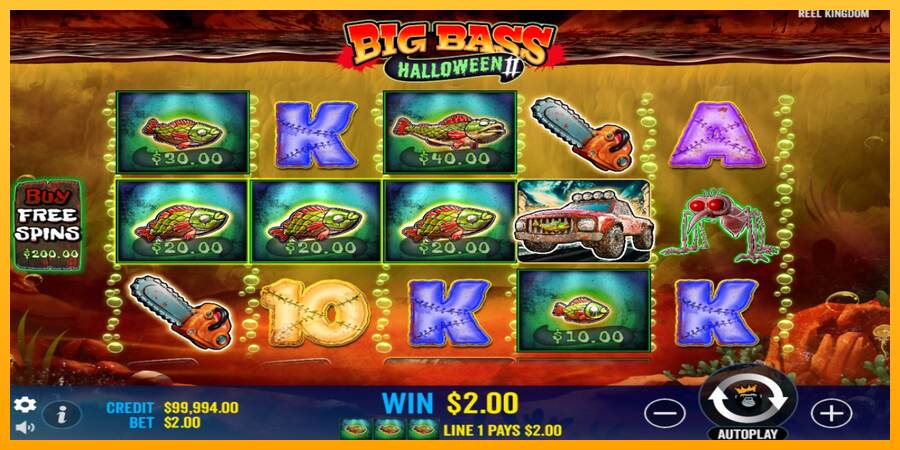 Big Bass Halloween II máquina de juego por dinero, imagen 3