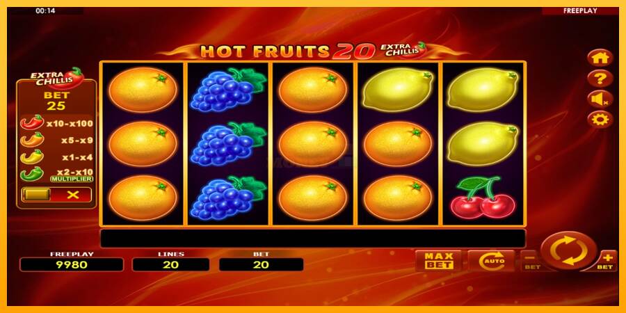 Hot Fruits 20 Extra Chillis máquina de juego por dinero, imagen 2