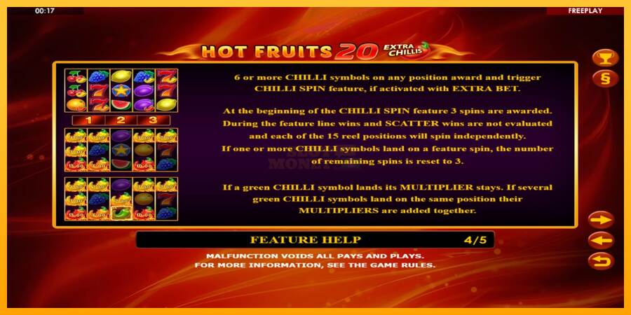 Hot Fruits 20 Extra Chillis máquina de juego por dinero, imagen 6