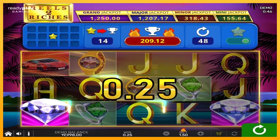 Reels 2 Riches with Reel Bingo máquina de juego por dinero, imagen 2