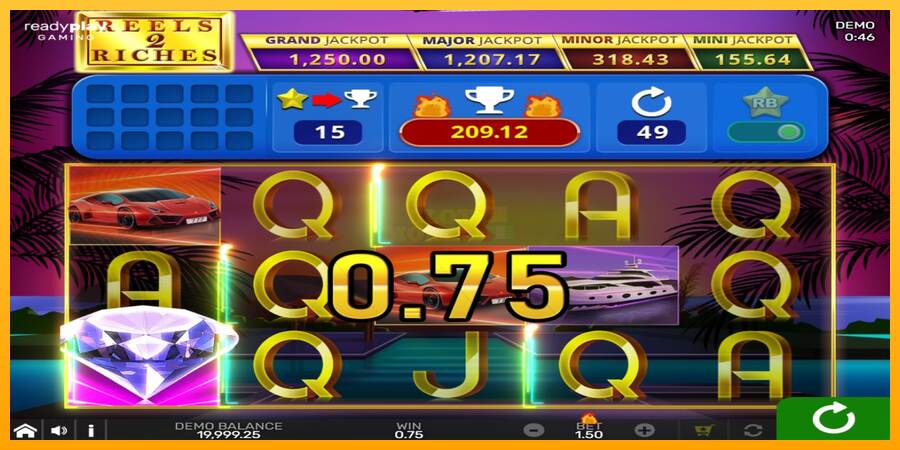 Reels 2 Riches with Reel Bingo máquina de juego por dinero, imagen 3