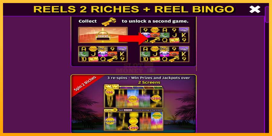 Reels 2 Riches with Reel Bingo máquina de juego por dinero, imagen 4