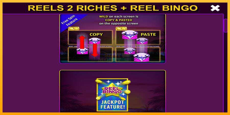 Reels 2 Riches with Reel Bingo máquina de juego por dinero, imagen 5