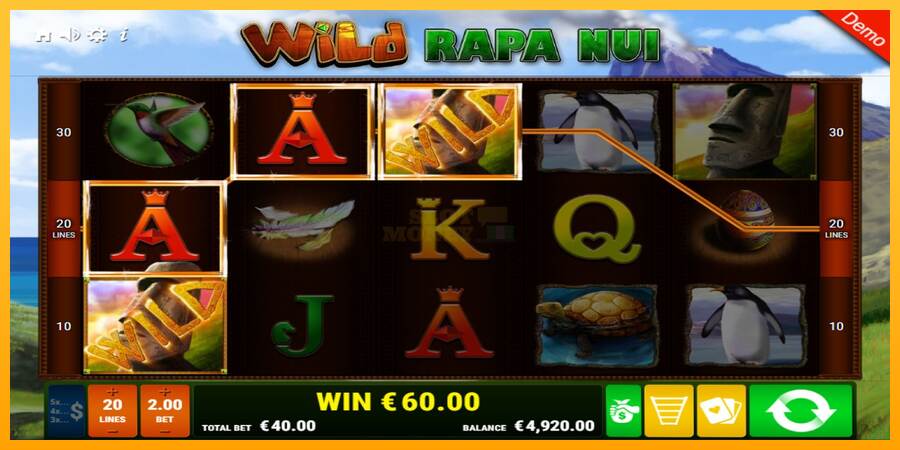 Wild Rapa Nui máquina de juego por dinero, imagen 1