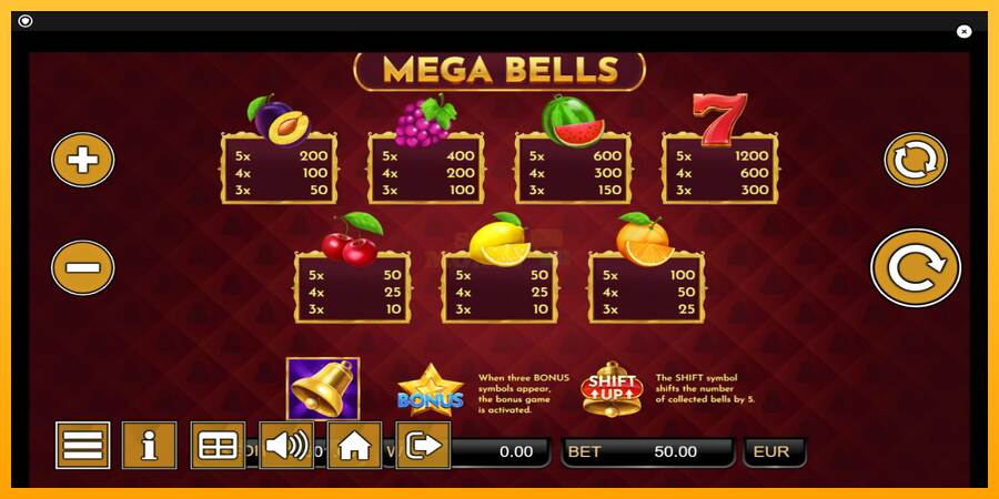 Mega Bells máquina de juego por dinero, imagen 7