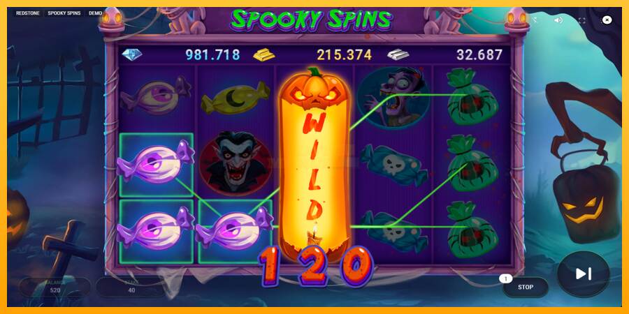 Spooky Spins máquina de juego por dinero, imagen 4