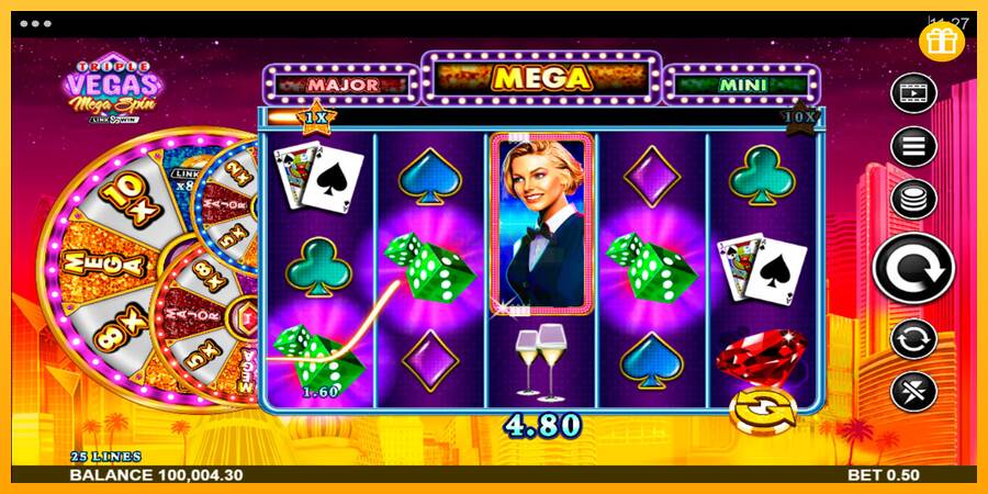 Triple Vegas Mega Spin máquina de juego por dinero, imagen 2