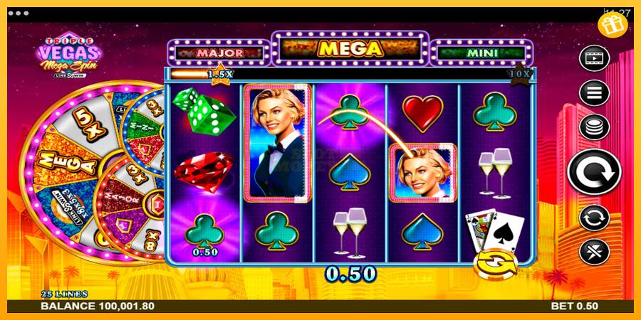 Triple Vegas Mega Spin máquina de juego por dinero, imagen 4