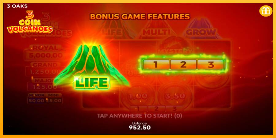 3 Coin Volcanoes máquina de juego por dinero, imagen 4