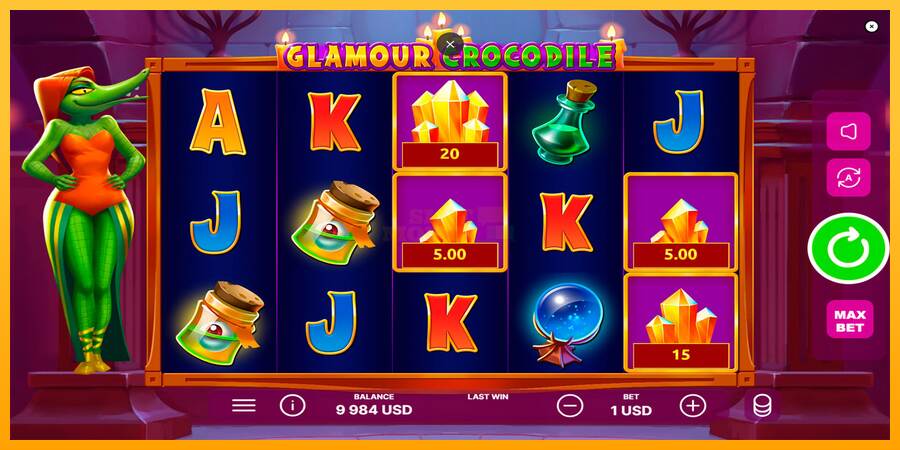 Glamour Crocodile máquina de juego por dinero, imagen 2