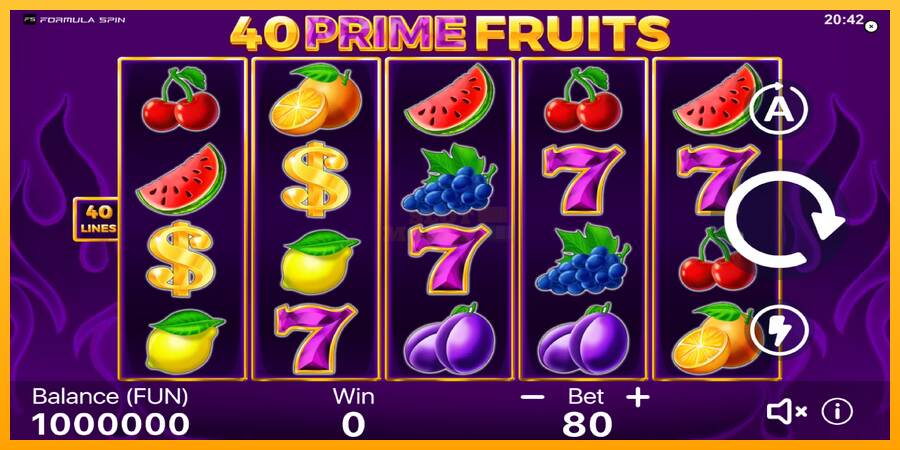 40 Prime Fruits máquina de juego por dinero, imagen 2