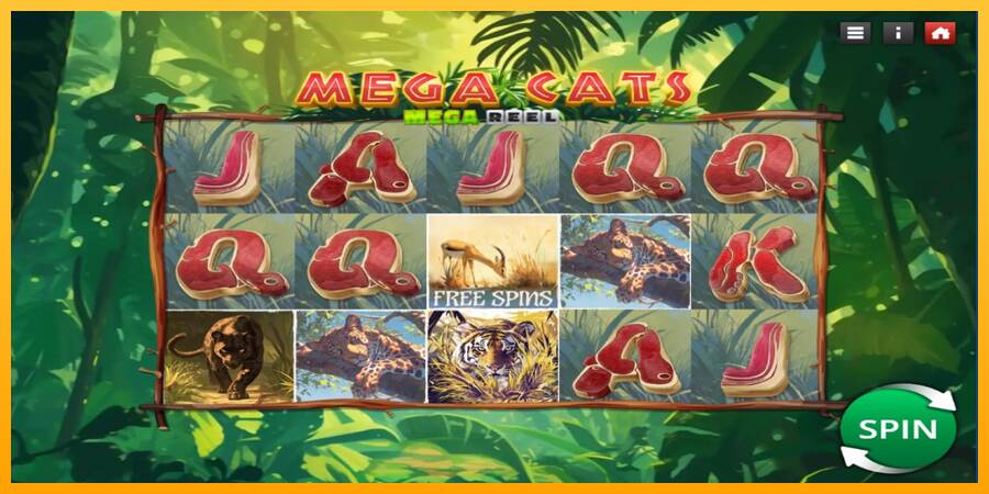 Mega Cats Mega Reel máquina de juego por dinero, imagen 1