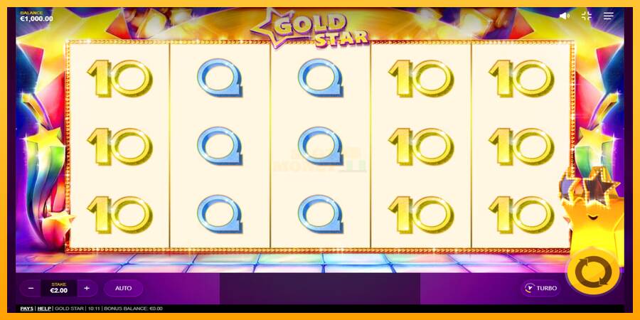 Gold Star máquina de juego por dinero, imagen 2