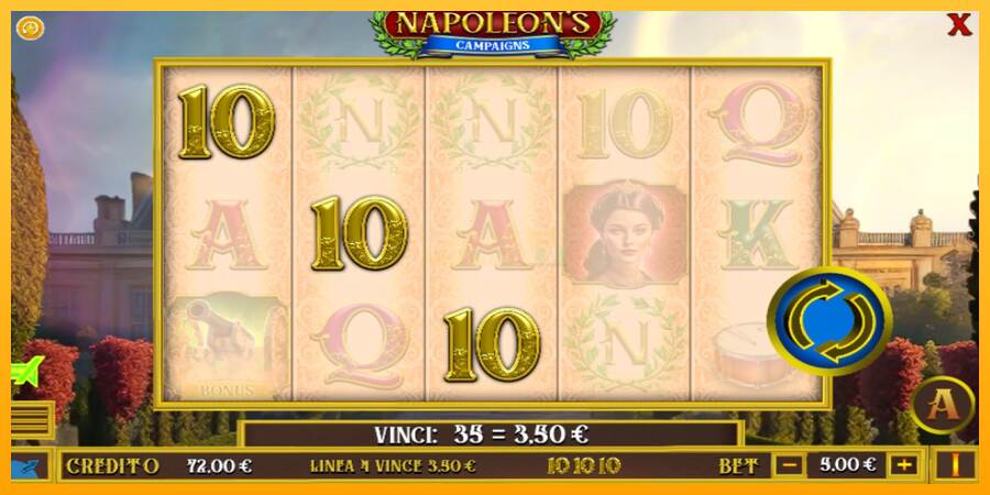 Napoleons Campaigns máquina de juego por dinero, imagen 3