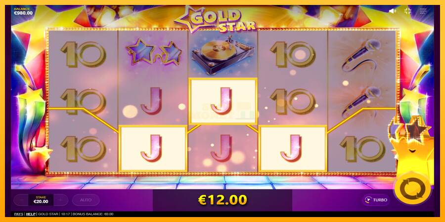 Gold Star máquina de juego por dinero, imagen 3