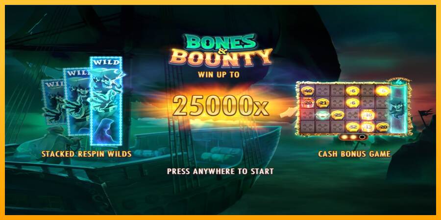 Bones & Bounty máquina de juego por dinero, imagen 1