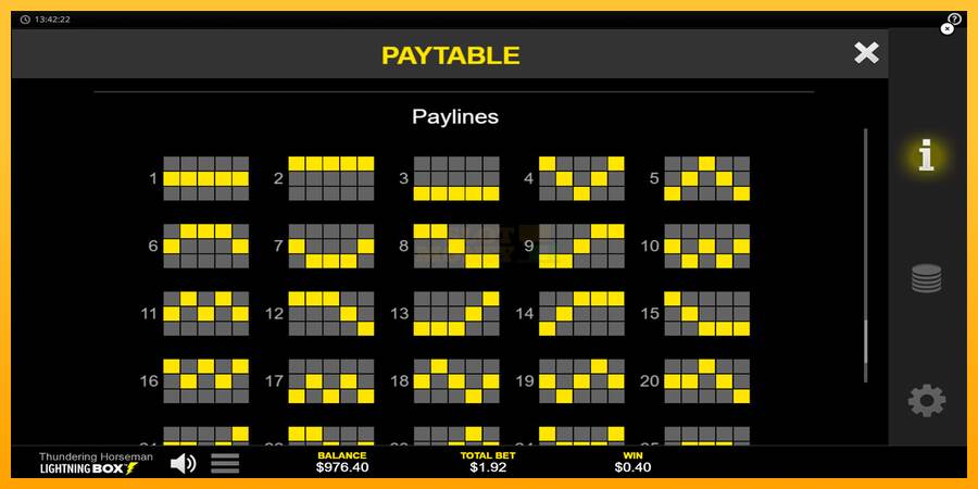 Thundering Horseman máquina de juego por dinero, imagen 6