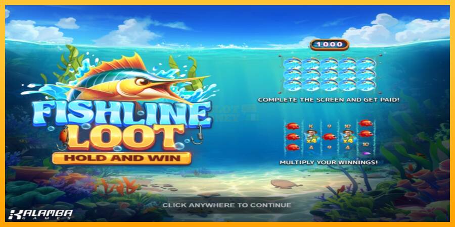 Fishline Loot Hold and Win máquina de juego por dinero, imagen 1