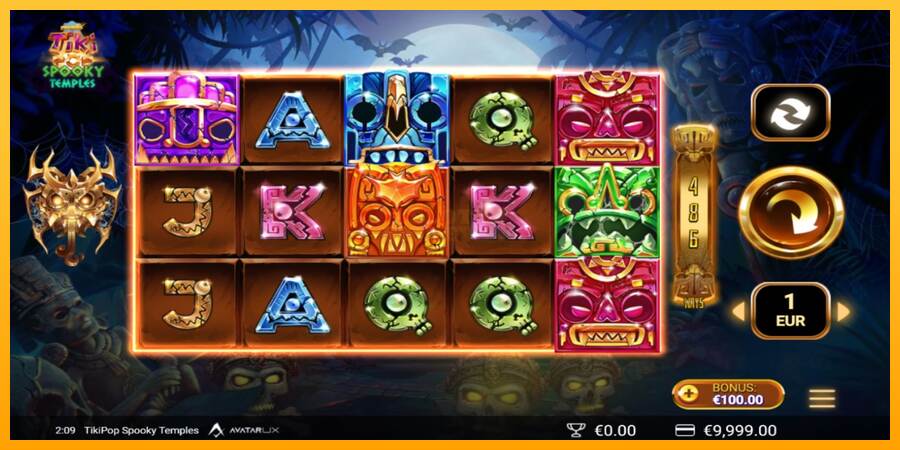 TikiPop Spooky Temples máquina de juego por dinero, imagen 2